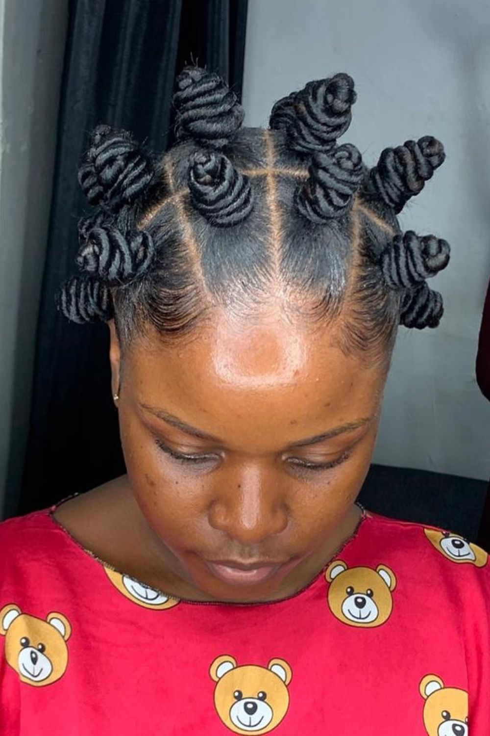 Bantu Knots Style #2