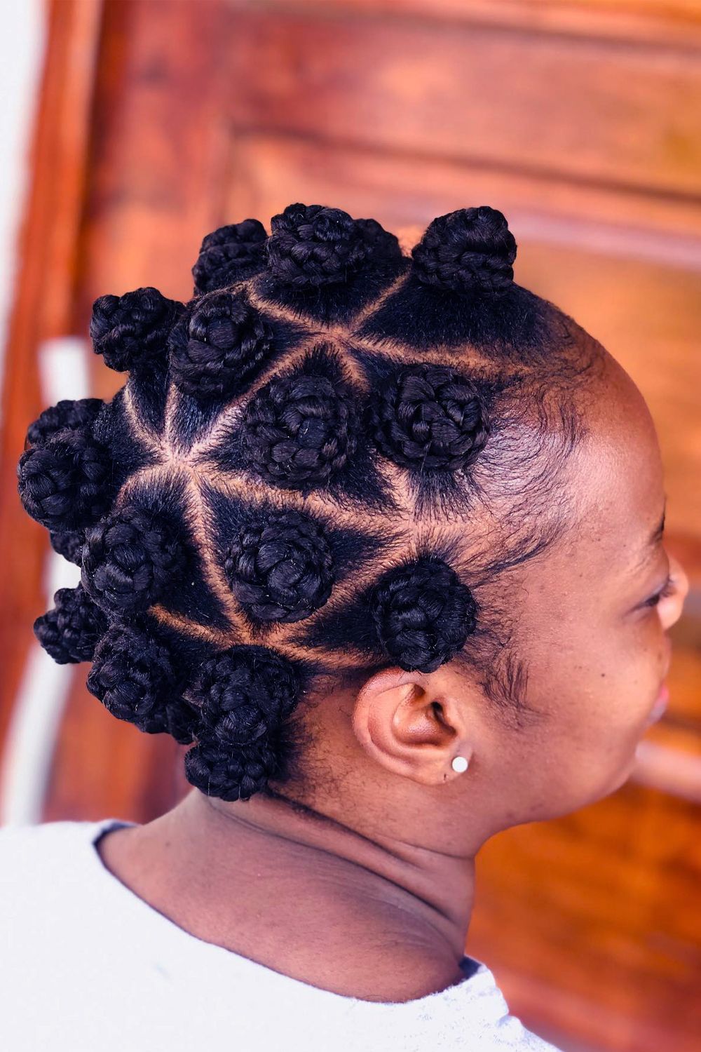 Bantu Knots Style #3