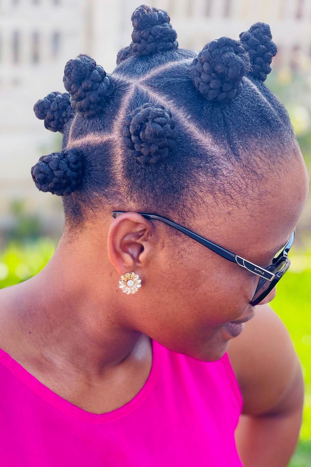 Bantu Knots Style #4