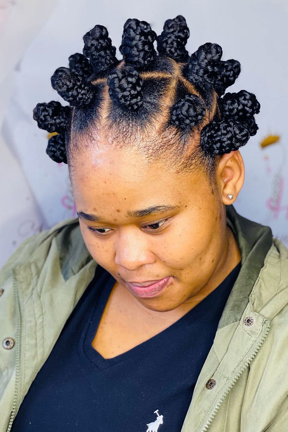 Bantu Knots Style #1