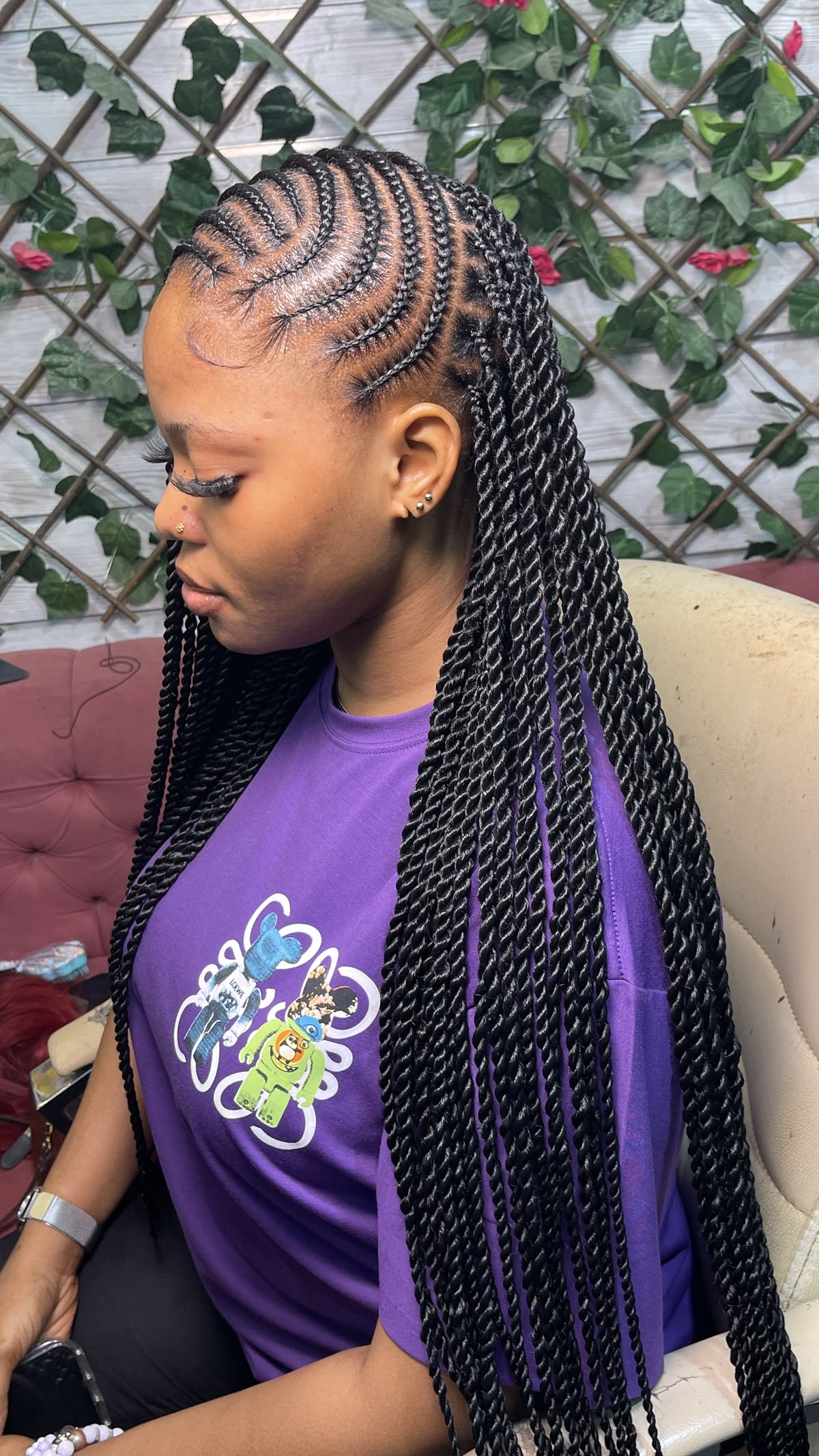 Fulani Braids Style #1