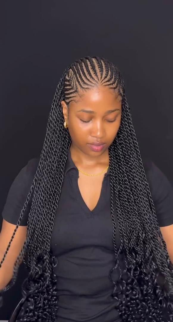 Fulani Braids Style #2