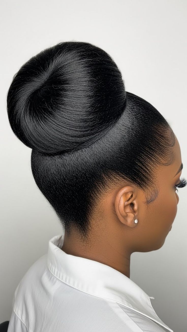 Sleek Bun Style #1