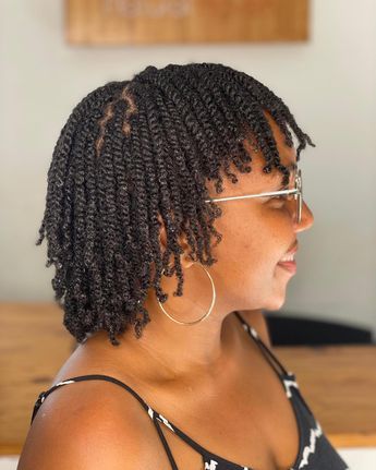 Twist Out & Natural Hair Style #2